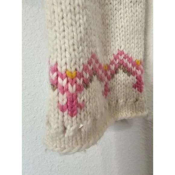 Abercrombie & Fitch Lambswool Blend Fair Isle Sweater Medium - Picture 6 of 12